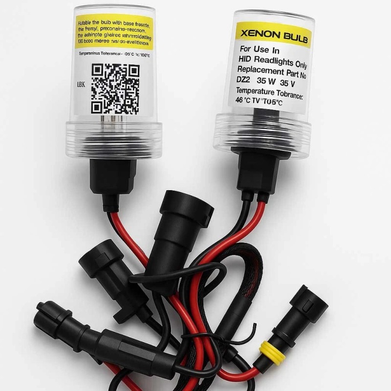 HID 9006 and 9005 HID Bulbs Pair Set of 4
