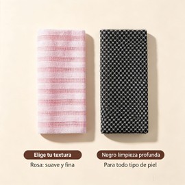 Toalla japonesa exfoliante Zenbodis Zenbody para una piel más lisa y suave