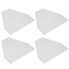 203040 T Shape Joining Plate Aluminium Alloy 5‑Hole Joint Bracket