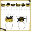Geluode Congrats Grad Graduation Headband, Pack of 6 Cardboard Graduation
