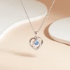 IDOKAWA Collar con colgante para mujer, Zirconia cúbica, Circón