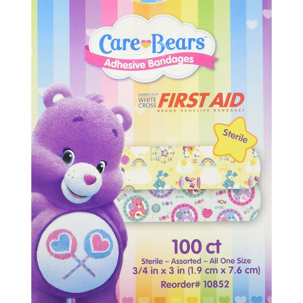 Care Bears Bandages - First Aid Supplies - 100 per Pack