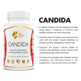 Cocó March N.M.D Candida Cleanse – 30 Day Herbal Detox Cleansing with Digestive Enzymes for Gut Health & Immune Support – Gluten Free, Vegan, Non-GMO, Dairy Free, Soy Free – 120 Veggie Caps