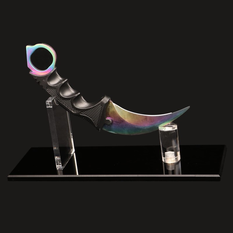 WANLIAN Knife Display Stand Knife Holder Fixed Blade Knife Collection