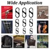 Fenhupe 30pcs S Hooks Carabiner Clip, Zipper Pull Locks Anti