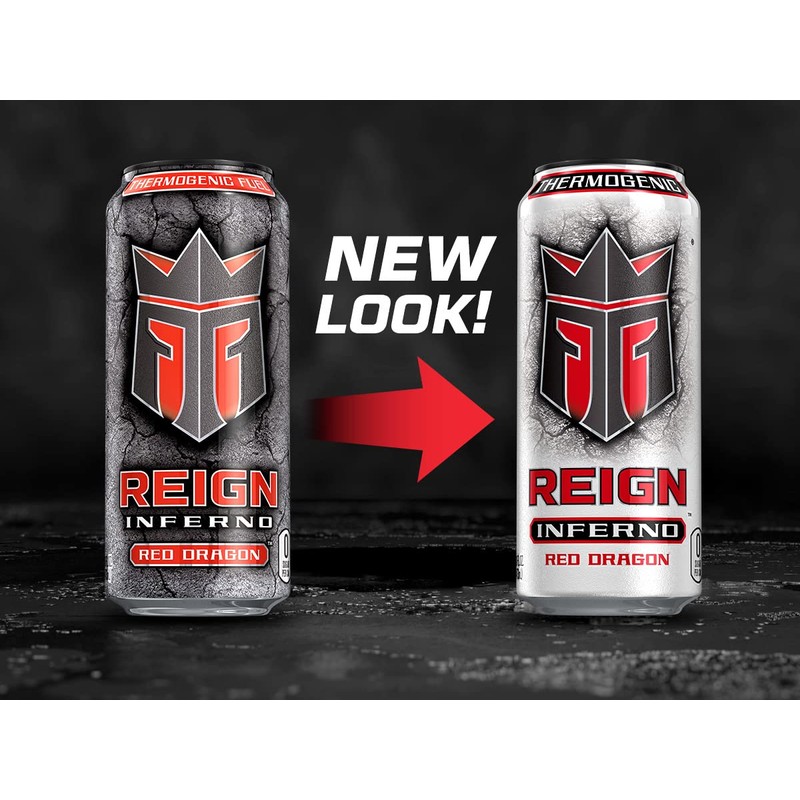 Reign Inferno Red Dragon, Thermogenic Fuel, Fitness and Performance Drink,