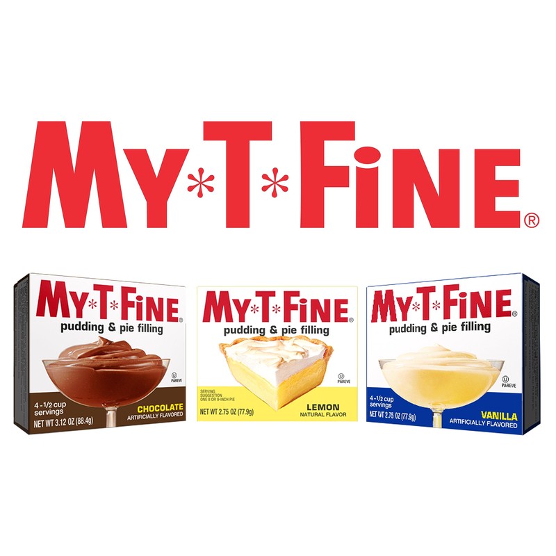 My-T-Fine Pudding Dessert Mix, Vanilla, Fat Free, 2.75 Oz, Pack