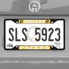 FANMATS 31332 Indiana Pacers Metal License Plate Frame Black Finish