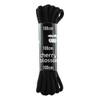 Cherry Blossom Footwear Round Lace Shoelaces, Black, 100cm