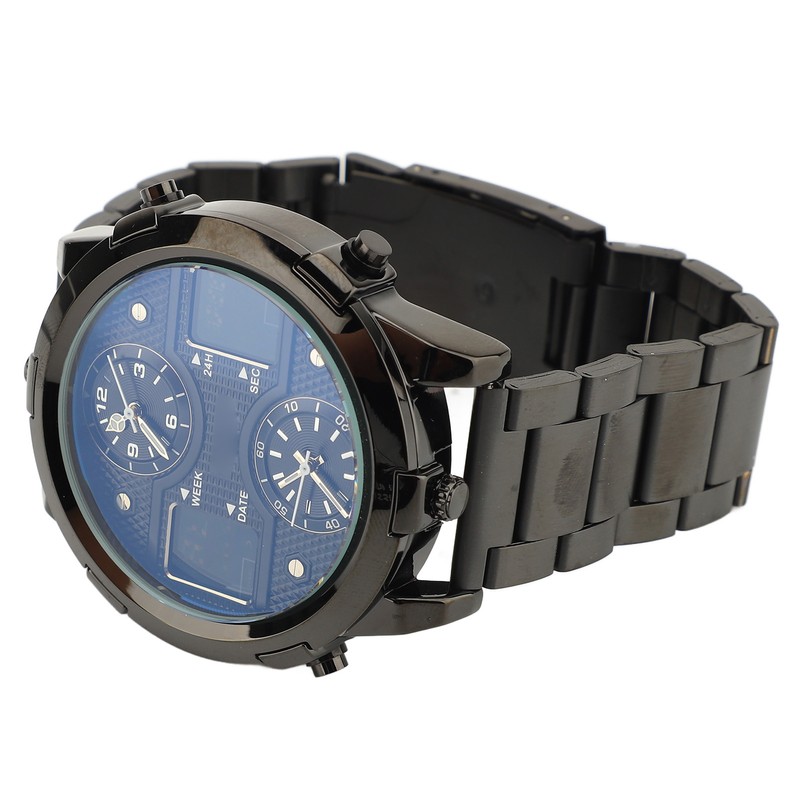 Men Wrist Watch with Alarm Clock Fashionable 30m Waterproof Backlight