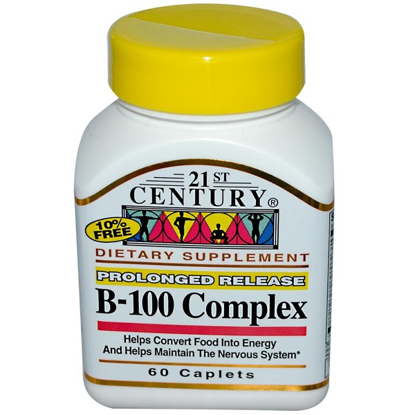 21 ST Century B-100 Complex TIME Release 60 CAPS