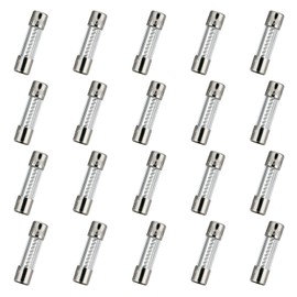 HUAREW T10AL250V 20 Pcs 5x20mm Slow Blow Glass Fuse 10A 250V 0.2 x 0.78 inch time delay Fuse