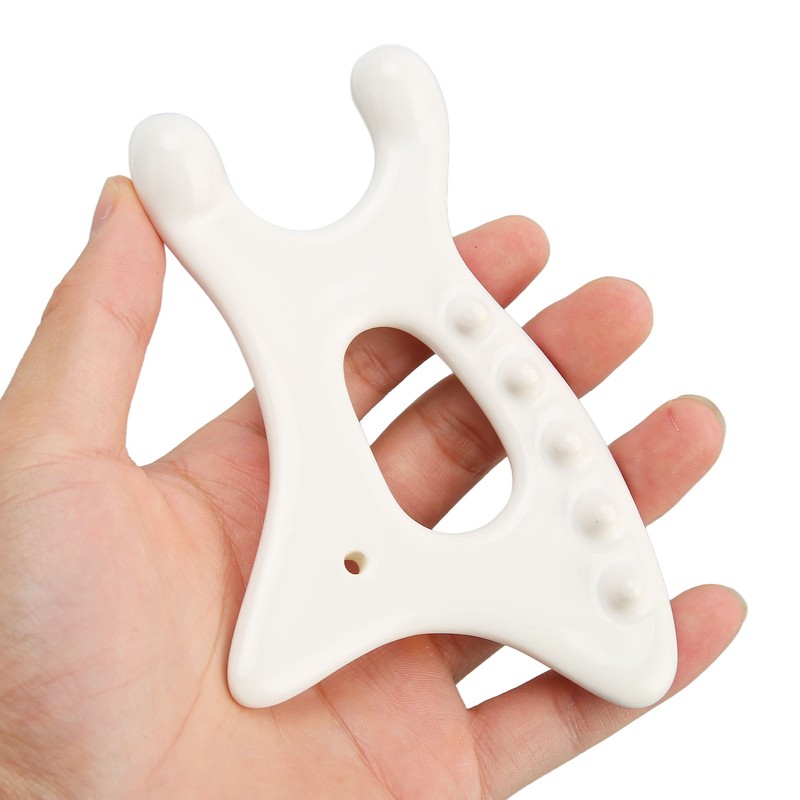 Ceramic Gua Sha Scraping Tool Ergonomic Rounded Edges Gua Sha