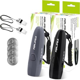 FGRLJFGLK Electronic Whistle for Coaches 2 Pack Coaches Whistle with Lanyard Handheld Electronic Whistle for Adults 3 Tones High Volume Outdoor Sport Whistles for Coaches