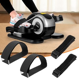 Zakle 4PCS Under Desk Elliptical Machine Pedal Straps, Suitable for Leg Pedal Exercixer for Seniors Fitness Home Sports Accessories, Ellipse Leg Exerciser Machine Pedal Straps