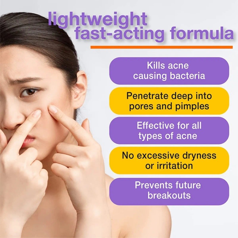Touch Benzoyl Peroxide 2.5% Tratamiento Contra Acné En Gel