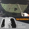 SHOZHO Al-mg Alloy Engine Splash Guard Under Car Shield Cover
