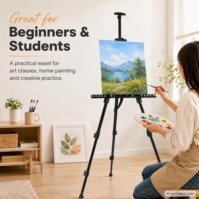 RRFTOK 17-66 Inch Adjustable Art Easel Stand for Painting and