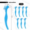 7 Pieces of Denture Toothbrushes, Denture Cleaning Brushes, Denture Accessories,