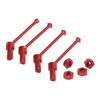 Front Rear Drive Shaft Aluminum Alloy Driveshaft CVD for Traxxas