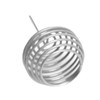100pcs Fertilizer Mesh Basket Stainless Steel Garden Nutrition Cups Small