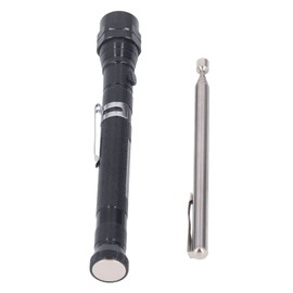 Retractable LED Magnetic Pickup Tool Non Slip Face Telescoping Magnet Flashlight Pickup Tool