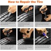 AUTOWN Flat Tire Repair Kit with Plug 68 Pcs for
