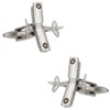 Cuff-Daddy Biplane Airplane Aviation Cufflinks with Presentation Box