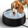 Newget Heated Water Dish, Outdoor Pet Water Bowl for Dogs,