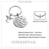 FEELMEM Best Friend Gift Friendship Keychain Friends Are Like Angels