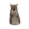 Elements Squirrel - Tapón para puerta con peso, poliéster, café