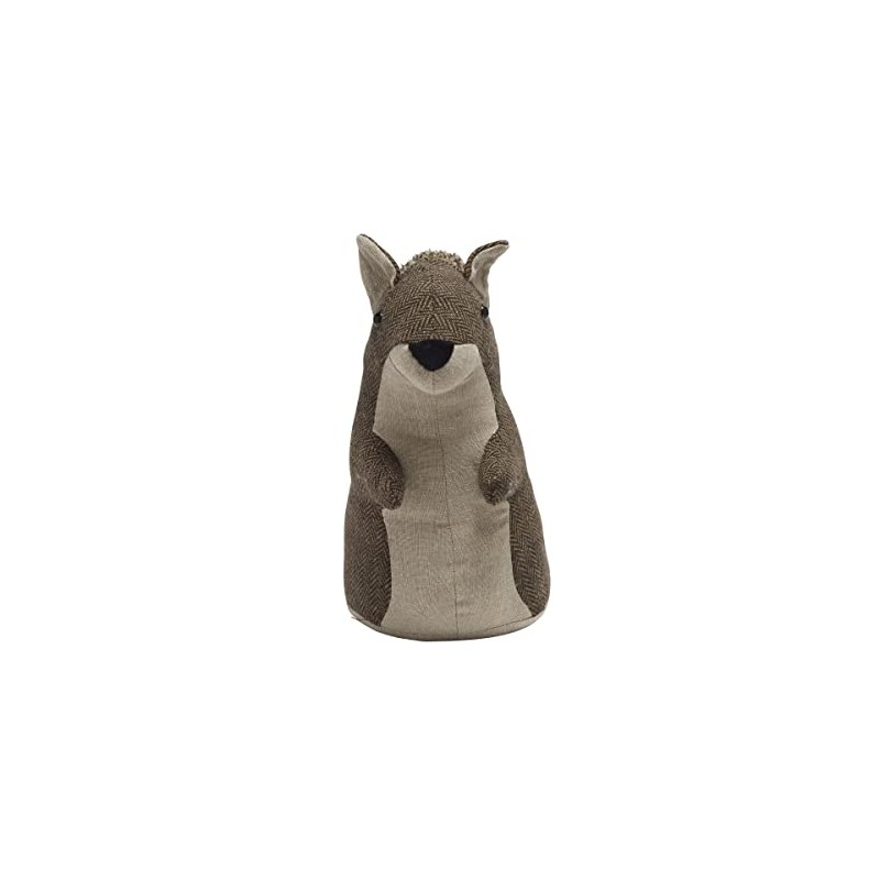 Elements Squirrel - Tapón para puerta con peso, poliéster, café