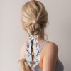 4 Stück Haargummis Mädchen Schleife Haare Scrunchies Haargummi Damen Zopfgummis