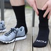 TCK 6 Pair Work & Athletic Crew Socks (Grey, Medium)