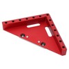 Right Angle Clamp Positioning Square 45° 90° Aluminium Alloy Clear