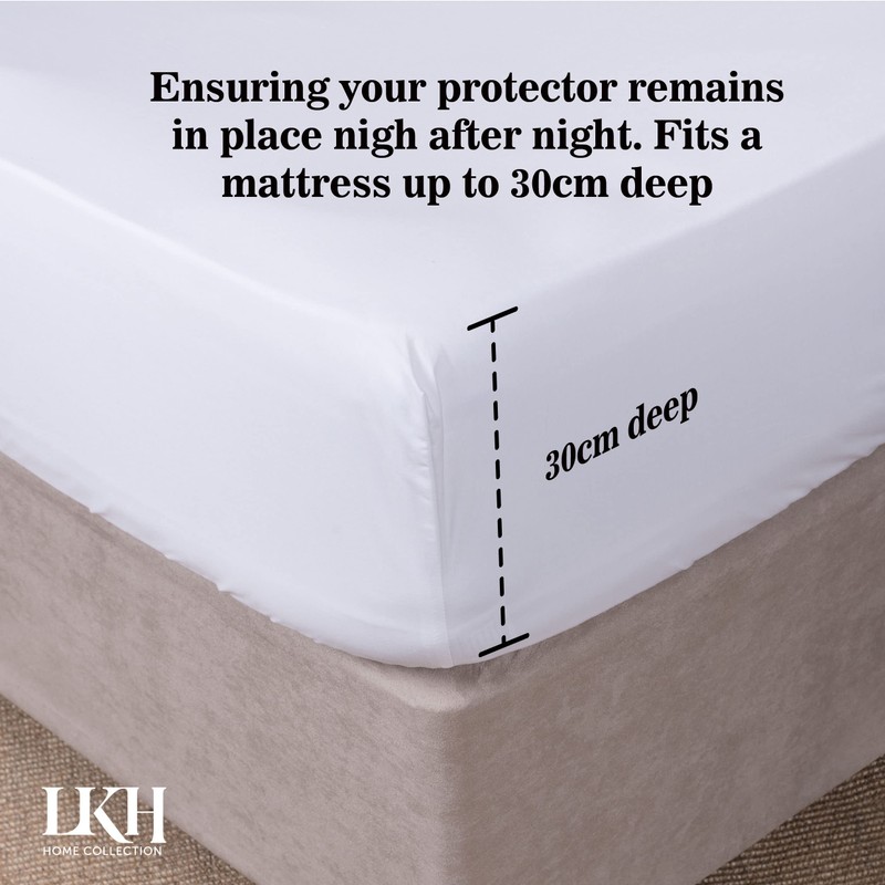1Above 100% Waterproof Mattress Protector, Anti-Allergy and Breathable Material Mattress