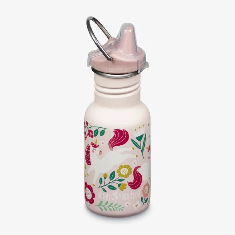 Klean Kanteen 12oz (355ml) Kid's Classic Sippy Bottle, Mushrooms