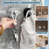 YIDELAI Powerful Suction Cup Glass Mirror Door Handle, Refrigerator Drawer