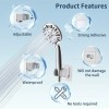 Hibbent Shower Head Holder, Strong Adhesive and Waterproof Handheld Shower