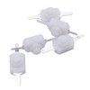 mxuteuk 50pcs White Self-Lock Micro Push Button Switch DC 30V