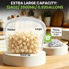 HE-SANQI Reusable Silicone Food Storage Bag, Extra Large 124oz/3500ml Stand