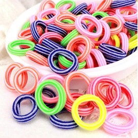 [Not For Sale] 1PCS  Colorful Elastic Hair Ties for Women Ponytail Hold Scrunchie Rubber Band Basic Nylon Hair Bands Girls Hair Accessories (Do Not Order Separately) cupids bow