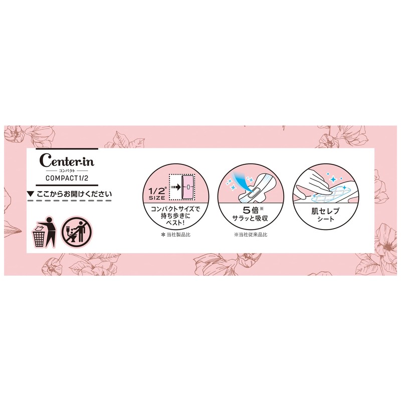 Center In Compact 1/2 Unscented Especially Large Day Use, With