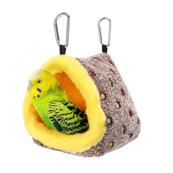 MEWTOGO Small Warm Bird Nest House - Cozy Bird Bed