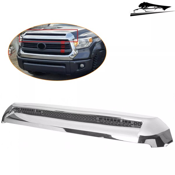 Unbranded For Toyota Tundra 2014-2021 Chrome Front Upper Hood Bulge