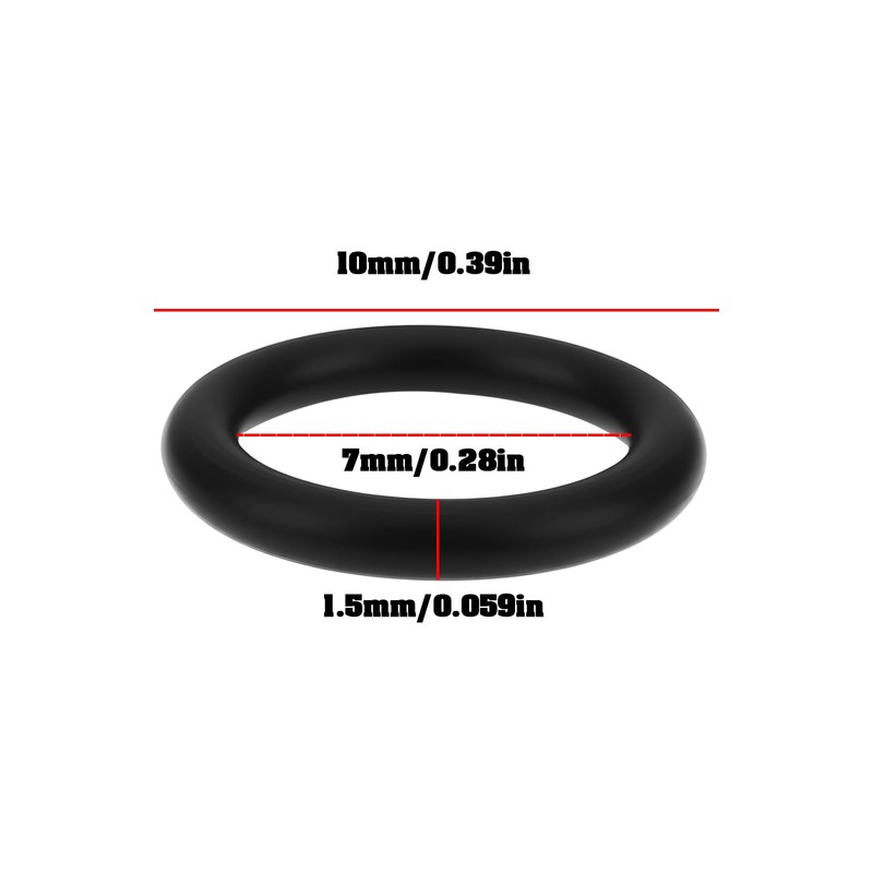 EMSea 10pcs O-ring Per Cambio Motore Fuoribordo 91301-ZW4-003 91301ZW4003 Compatibile