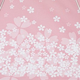 LIEBEN-0590 (0577) Parasol, Lightweight, Foldable, For Both Rain and Shine, UV Protection, Light Blocking, Thermal Blocking, Cool Umbrella,, Sakura Pink