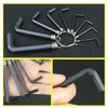 Wanfoou 10 PCS Allen Wrench Hex Key Set, Metric Convenient