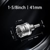 Mollom (1-5/8''|41mm) Heavy Duty Carbide Hole Saw with 2 Pilot