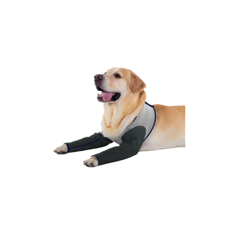 Coodeo Dog Recovery Sleeves, Cone Collar Alternative, Abrasion Resistant Dog